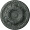 Ekena Millwork Granada Ceiling Medallion (Fits Canopies up to 7 1/8"), 23 1/2"OD x 2 3/4"P, Athenian Green Crackle CM24GAAGC - alternate 1